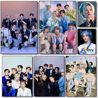 KPOP S-Stray K-Kids Poster HD Art Mural Wallart Waterproof Vintage Print Decor for Home Decoration DIY Durable