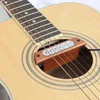 Flanger FP-02 Wood Acoustic Guitar Sound Hole Pickup Magnetic Pickup For 39"/40"/41"/42" Acoustic Guitar Parts & Accessories