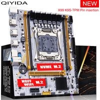 QIYIDA X99 Motherboard LGA 2011 3X99 C612chip mit M.2 Steckplatz Unterstützung DDR4 Speicher SATA3.0 USB3.0 PCI16X tpm2.0 msi14pin