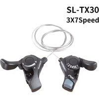 AliExpress Shimano SHIMANO Tourney SL TX30 Bicycle Shift Lever 6/7s 18/21 Speed tx30 shifters Inner gear cable included shifter 3 speed