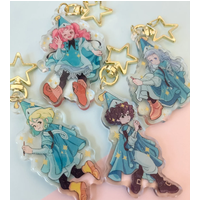 Witch Hat Atelier Charms Apprentices Keychain - Collectible Item for Fans