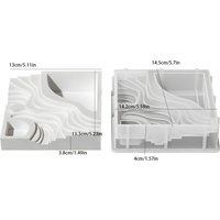 Resin mold terraced micro landscape succulent pot silicone mold ins home decoration ornament
