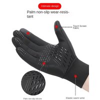 AliExpress NONE Motorcycle Riding Full Finger Gloves Men's Windproof Touch Screen Sports Full Finger Gloves Silicone Anti Slip Outdoor Skiing
