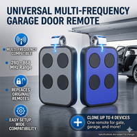 Garage Remote Control 280-868MHz MultiFrequency Duplicator 433.92MHz Gate Door Keyfob Transmitter