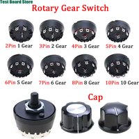 1 piece High Temperature Resistant Rotary Gear Switch 2 3 4 5 6 7 8 10 Pin Band Knob Switch Of Juicer Mixer
