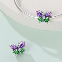 925 Sterling Silver Spring Butterfly Charms Beads For Women Fit Original Bracelet DIY Birthday Party Jewelry Gifts