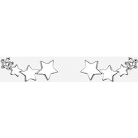 Silver Color Zircon Meteor Star Mini Stud Earrings For Women Wedding Classic Fine Jewelry Light Luxury Accessories