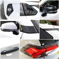 For Toyota Rav 4 Rav4 2019-2025 Car Styling Exterior Decoration Modify Carbon Fiber Color Change Protection Frame Trim Sticker