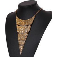 AliExpress fashion necklace jewelry exaggerated retro necklace geometric triangle multi-layer clothes accessories manufacturer s