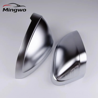 2pcs Silver Chrome For Audi 2018 A4 A5 B9 allroad Quattro S4 S5 2021 2022 replace Avant 8W F5 Covers matte Side Mirror Caps