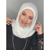 1pc Muslim Women Soft Modal Knit Turban Hijab, Breathable Stretchy Solid Color Headscarf