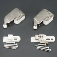 5/2/1 Sets Mini Latch Touch Latch Spring Push to Open Catch For Cabinet Handle-Less Doors