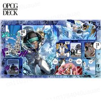 One Piece Opcg Playmat Card Kuzan Kuzan (Aokiji) Playmat Anime Playmat High-Quality Card Game Mat 60*35Cm