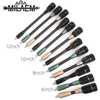 6/8/10/12inch Archery Balance Bar Stabilizer Carbon Fibre Absorber Damping for Recurve Compound Bow Shooting Hunting Accessories