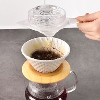 Hand Pour Coffee Shower Drip Filter, Coffee Filter Drip, Evenly Assist Reusable Extraction Cup, Coffee Accessories