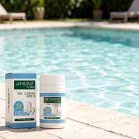 NEW Multi-Effect Chlorine Effervescent Tablets 100g Water Purify Disinfection Algae Removal Cleaning Pills for Pool Hot Tub Use