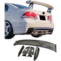 for eighth-generation Honda Civic FD2 upgrade TYPE-R carbon fiber spoiler diffuser Civic mugen spoiler