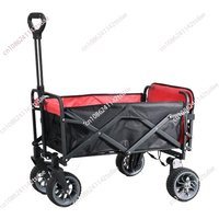 Foldable Electric Camping Cart, Portable Outdoor Picnic Trolley