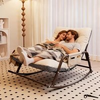 Modern Bedroom Rocking Chair Indoor Double Sofa Recliner with Cushion Living Room Bedroom Recliner with Armrests Recliner Chair