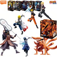 Blokees Naruto Action Figures Naruto Uzumaki Kurama Sasuke Uchiha Minato Namikaze Assembly Model Champion Class Anime Toys Gift