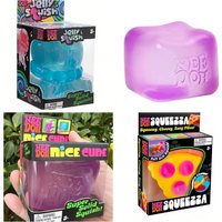 Nee Doh Pizza Sensory Fidget Cube, Stress Relief Squishy Toy, Anti-Anxiety Squeeze Toy & Ideal Holiday Gift