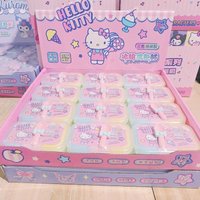 12pcs Kawaii Kitty Crystal Mud Students Boxed Tri-Color Crystal Mud Diy Handmade Gift Wholesale