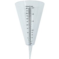 Clear Plastic Cone Rain Gauge Innovative Starter Gardening Plant Growing