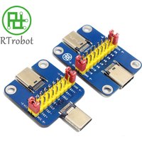 Type-C Male to Female USB 3.1 Test PCB Board Adapter Type C 2.54mm Connector Socket For Data Line Wire Cable Transfer