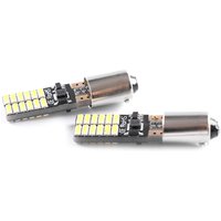 2PCs LED H6W BAX9S Parking Sidelight Bulb For Hyundai Santa Fe 2005 2006 CANBus Car Clearance Position City Lamp Replacements