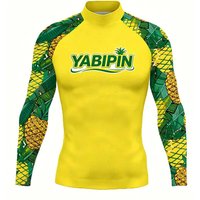Men's Long Sleeve Rash Guard with Mock Neck – UV Protection Quick-Dry Swim Shirt for Surfing, Diving & Summer Water Sports