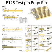 10pcs Spring Test Probe Pogo Pin P125-A P125-B P125-D P125-E2 P125-G2 P125-H2 P125-J1 P125-Q1 P125-Q2 P125-T2 R125-2S R125-4S