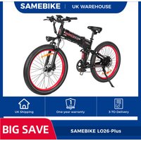 AliExpress NONE SAMEBIKE LO26-Plus Electric Bike, 1000W Motor, 48V 15Ah Battery, 26