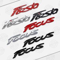 Auto Metal For Ford Focus Fiesta Logo RS ST Line MK2 MK3 MK4 3D Badge Lettering Decals Trunk Sticker Car Styling