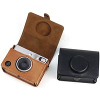 Retro Camera Bag PU Leather Cover For Fujifilm Instax Mini EVO With Shoulder Strap Protective Camera Case Shoulder Bag