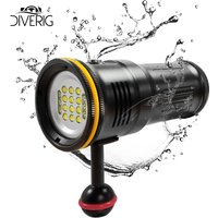 nitescuba SEA60 Diving Flashlight 6000 Lumens IPX8 Underwater Lighting Photography Video Fill Light Outdoor at night