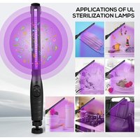 30 LEDs Portable Ultraviolet Sterilizer UV Germicidal Disinfection Lamp Handheld Germicidal Lamp For Home Office
