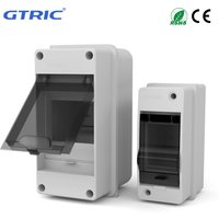Distribution Box HT Series Junction Box 2/3 Way PC Plastic Outdoor Electrical IP65 Waterproof Fuse Boxes with Terminal DIN Rail