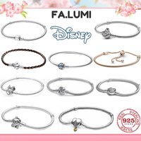 Hot selling Mickey Mouse Lion King Love Necklace Original 925% Pure Silver Bracelet Love Decoration DIY Women's Jewelry Gift