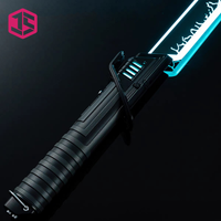 Dark saber Pixel Lightsaber Xenopixel Light Saber Jedi Neopixel Metal Handle Laser Sword Cosplay Heavy Dueling Luminous Toys JS