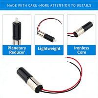 47rpm 240rpm 1200rpm DC 3V 3.7V Mini 6mm Planetary Gearbox Reduction Motor Micro Coreless Motor DIY Robot Luggage