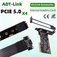 K9G F4Q R29Q OCuLink to PCIE X16 Graphics Card GPU Dock PCIe 5.0 X4 eGPU Accessories ATX Power Bracket M.2 Oculink SFF-8612 8611