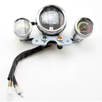 Mechanical Motorcycle SpeedoMeter Odometer Retro With Gear Led Indicator Light Cafe Racer For Honda SUZUKI QS150 QS150-B Spare