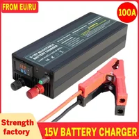 Portable 12V100A Lifepo4 Battery Charger 40A 50A Lithium Battery Charger 60A 85A with Adjustable Voltage and Current Anderson