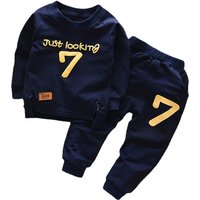 New Autumn Baby Girl Clothes Kids Boys Clothing Children Fashion T-Shirt Pants 2Pcs/Set Toddler Casual Costume Infant Tracksuits