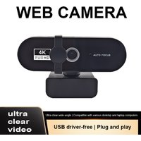 4K Auto Focus 1080p Computer Webcam High Definition Network Usb Live Broadcast Professional 2k Full HD Webcamra with Microphone