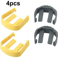 For Karcher K2 Pressure Washer 4Pcs Hose Locking Clips 2 Yellow + 2 Grey Quick Connector Replacement Accessory Parts 5.037-333.