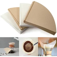 40/100 PCS V-shaped Coffee Filter Paper Coffee Cup Filter Paper 1-4 Pieces of Hand Brewed Coffee Pot Filter Paper Coffee Pot