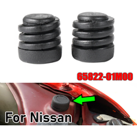 2x Car Bumper Bonnet Hood Lid Tailgate Rubber Stop Buffer For Nissan 65822-01M00 6582201M00 Auto Door Buffer Pad Cushion Washer
