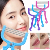 Safety Facial Hair Removal Device for Facial and Lip Hair Portable Painless Handheld Spring Bend Color Beauty Hair Removal Tool