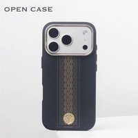For MagSafe Carbon Fiber Texture Phone Case for iPhone 17 16 15 Pro Max Magnetic Wireless Charging Alloy Lens Frosted Hard Cover